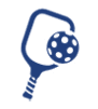 pickleball icon for coed adult dodgeball league Minneapolis MN